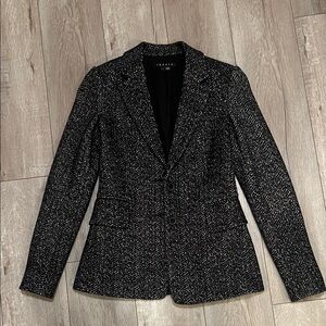 Theory Wool Cotton Blend Women's Blazer
